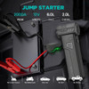 5-in-1 Jump Starter with Air Duster, Portable Vacuum, 2000A Car Battery Booster