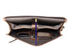 AARON LEATHER GOODS ANCONA LEATHER OFFICE BAG 15" - DARK BROWN New