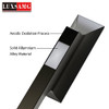 LUXSAMG 5 PACK CABINET PULLS SOLID ALLOY 5.04" (128MM) HOLE CENTER - BLACK New