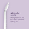 PHILIPS SONICARE FLOSSER 1000 N1 STANDARD & N2 COMFORT NOZZLES CLEAR HX3072/00 New