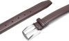 CARLO FELLINI MEN'S DRESS BELT COW LEATHER BELT - SIZE: MEN 34/36 - COGNAC-BROWN