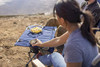 Sport-Brella SunSoul Portable Folding Table for Outdoor Camping, Picnics, Navy