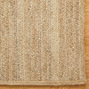SUPERIOR BRAIDED JUTE HANDWOVEN  RUNNER RUG FLOOR DECOR RUGS - NATURAL JUTE New