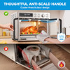 MIDEA FLEXIFY FRENCH DOOR TOASTER OVEN AIR FRYER COMBO 26.4 QT - STAINLESS STEEL