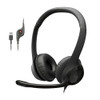 LOGITECH WIRED HEADSET STEREO NOISE CANCELLING PC/LAPTOP USB-A H390 - BLACK
