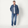 Amazon Essentials Men's Regular Fit Low Stretch Denim Jacket Stone Medium Wash