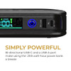 HALO BOLT PAL 1000 PORTABLE CAR JUMP STARTER USB-A USB-C CHARGER PORTS - BLACK
