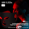 NVBOTY LED FACE MASK LIGHT THERAPY 4 MODES PORTABLE RED LIGHT THERAPY PINK