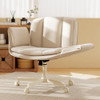 HEROSET CRISS CROSS CHAIR WITH WHEELS & ARMRESTS - BEIGE
