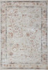 Superior Floral Scroll Washable Runner Rug, Low Pile Area Rug, Swan Collection