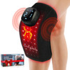 COMFYTEMP 3D RED LIGHT THERAPY KNEE WRAP WITH VIBRATION - BLACK