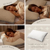 LUNEAST MEMORY FOAM PILLOWS FOR SLEEPING ADJUSTABLE BREATHABLE, 17X27IN - WHITE