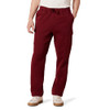AMAZON ESSENTIALS MEN'S CARGO FLEECE OPEN BOTTOM SIZE L - DARK RED New