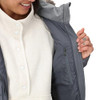 MARMOT ITHACA JACKET 700-FILL WATER-RESISTANT COAT WOMEN XS STEEL ONYX New