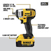 DEWALT CORDLESS IMPACT WRENCH KIT WITH HOG RING 3/8-INCH DCF883M2 - YELLOW/BLACK