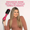 CHI VOLUME STYLER BLOWOUT BRUSH AMPLIFIED VOLUME, HEATED COMB 2-IN-1 - PINK