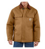 0C0003 Carhartt Men's LOOSE FIT DUCK INSULATED C003 Coat MEN 3XL Brown New