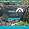 Sunnydaze 30 x 50 Foot Plastic Reversible Heavy-Duty Multipurpose Tarp