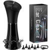 FLAOAITO CLEANER EAR IPX7 WATERPROOF 6 TIPS 4 PRESSURE SETTINGS ELECTRIC - BLACK