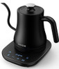 KOIOS Gooseneck Electric Kettle Temperature Control Mute Mode - MATT BLACK