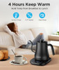 KOIOS Gooseneck Electric Kettle Temperature Control Mute Mode - MATT BLACK