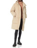 AMAZON ESSENTIALS WOMEN'S OVERSIZED LONG HOODED INSULATED PUFFER JACKET - TAN