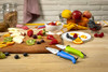 Kuhn Rikon Kinderkitchen Kids Chef Knife Scissor Set 3 Pieces, 21270 - Green New