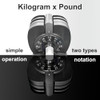 BODYTECH QUICK DUMBBELL SET 88LBS/40KG BT-ADJDMBSET-BK-88 - BLACK
