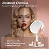 GONOBLE LIGHTED MAKEUP MIRROR WITH 10X MAGNIFICATION RECHARGEABLE MS23 - WHITE