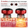 CAKOUTANB 2 PACK CUPPING SET, THERAPY MASSAGER, LIGHT THERAPY SET - BLACK/RED
