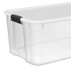 STERILITE 116 QUART ULTRA LATCH STORAGE BOX 1 PACK -CLEAR New