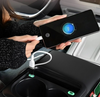 GENERIC MULTIFUNCTIONAL 6-IN-1 CAR ARMREST CONSOLE BOX - CUP HOLDER -BLACK