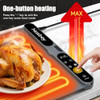 NAXBEY WARMING MAT FOR FOOD HEATING MATS FOR COUNTERTOPS BUFFET PARTY - GRAY