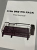 GENERIC DISH DRYING RACK - BLACK