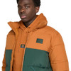 TIMBERLAND MEN'S SILICON BADGE SYNTHETIC INSULATED PUFFER JACKET - SIZE: MEN 2XL New