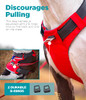 70631 Outward Hound Boulder Adventure Adjustable Dog Harness Red, Large