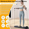AILINKOR FOLDABLE PILATES REFORMER SET, WORKOUT, PILATES FOR FITNESS - BLACK