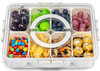 Pure Future Air-Tight Snackle Box Container –Divided Serving Tray with Lid New
