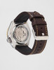 SEIKO MEN'S SEIKO 5 SPORTS BLACK DIAL GMT LEATHER BAND WATCH - SSK036 New