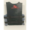 STEARNS LIFE VEST COAST GUARD APPROVED - SIZE: MEN S/M - BLACK/NEON ORANGE