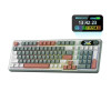 RK ROYAL KLUDGE MECHANICAL KEYBOARD W/SMART DISPLAY & KNOB - CLAY-GREEN