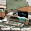 RK ROYAL KLUDGE MECHANICAL KEYBOARD W/SMART DISPLAY & KNOB - CLAY-GREEN