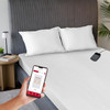 SUNBEAM POLYESTER WI-FI CONNECTED MATTRESS PAD 10 HEAT SETTINGS FULL SIZE WHITE New
