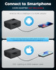 CiBest Mini Projector 2025 Upgraded Full HD 1080P Support Video Projector