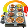NAXBEY WARMING MAT FOR FOOD EXTRA LARGE FOLDABLE FOOD WARMING MATS - GRAY