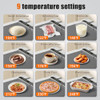 NAXBEY WARMING MAT FOR FOOD EXTRA LARGE FOLDABLE FOOD WARMING MATS - GRAY