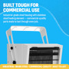 NEWAIR HARDWIRED ELECTRIC GARAGE HEATER 240 V - WHITE