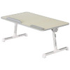 Amazon Basics Portable Foldable Adjustable Laptop Stand Tray Table Lap - Cream