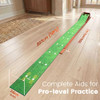 Golf Putting Green Indoor Practice Uphill Putts 3-Level Adjustable Incline
