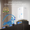 WELLSLE ENERGY STAR 52 PINT DEHUMIDIFIER WITH DRAIN HOSE AND 1.59 GAL - WHITE